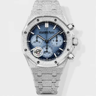 Audemars Piguet Super Clone oyal Oak Chronograph 26240BC Frosted Blue Dial Watch - view 1