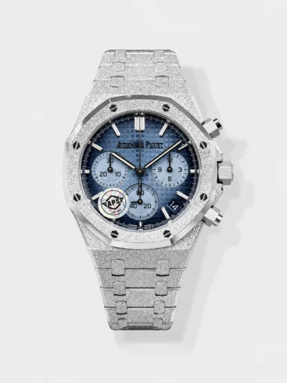Audemars Piguet Super Clone oyal Oak Chronograph 26240BC Frosted Blue Dial Watch - view 1