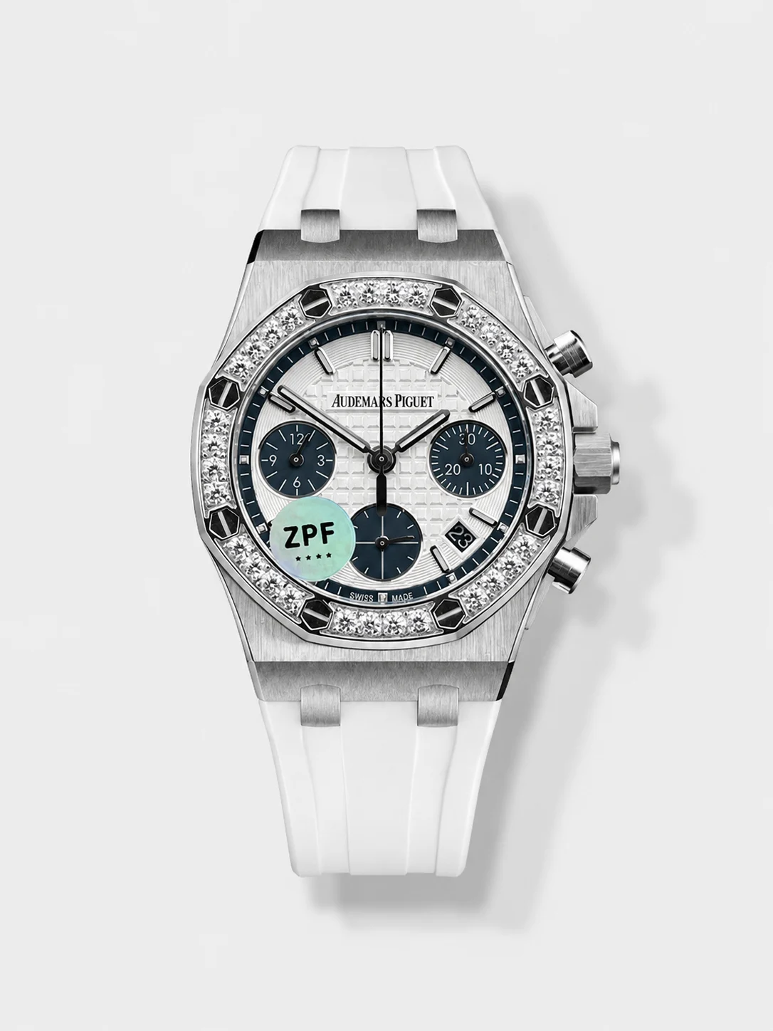 Royal Oak Chrono 26231 Steel Casing Rubber Strap Super Clone Watch - view 1