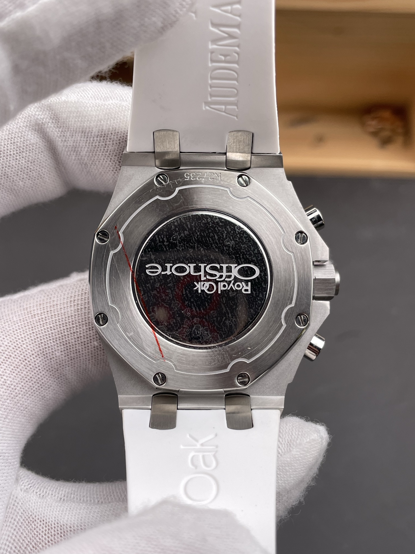 Royal Oak Chrono 26231 Steel Casing Rubber Strap Super Clone Watch - view 5