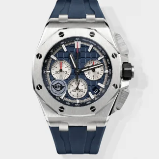 Royal Oak Offshore Chronograph 26420 Titanium Blue Dial Super Clone Watch - view 1