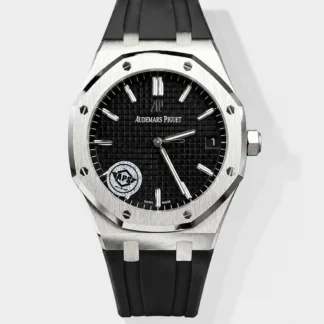 Royal Oak 15510 41mm Black Dial Super Clone Watch - view 1