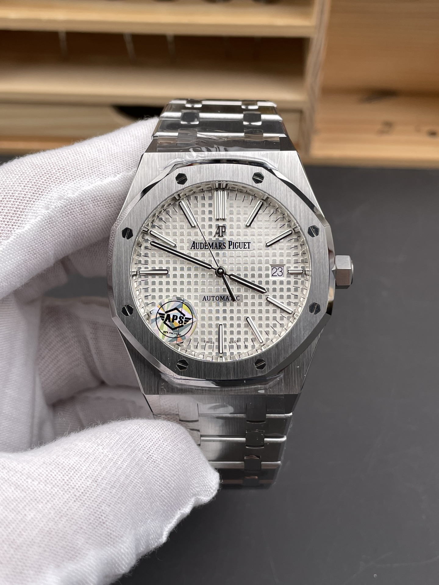 Audemars Piguet Royal Oak 41MM Steel Dial 904L Steel CALIBRE 4302 Movement 1:1 Mirror Super Clone - view 3