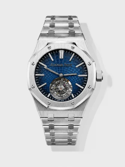 Audemars Piguet Super Clone Royal Oak Flying Tourbillon 41mm Blue Dial Watch - view 1