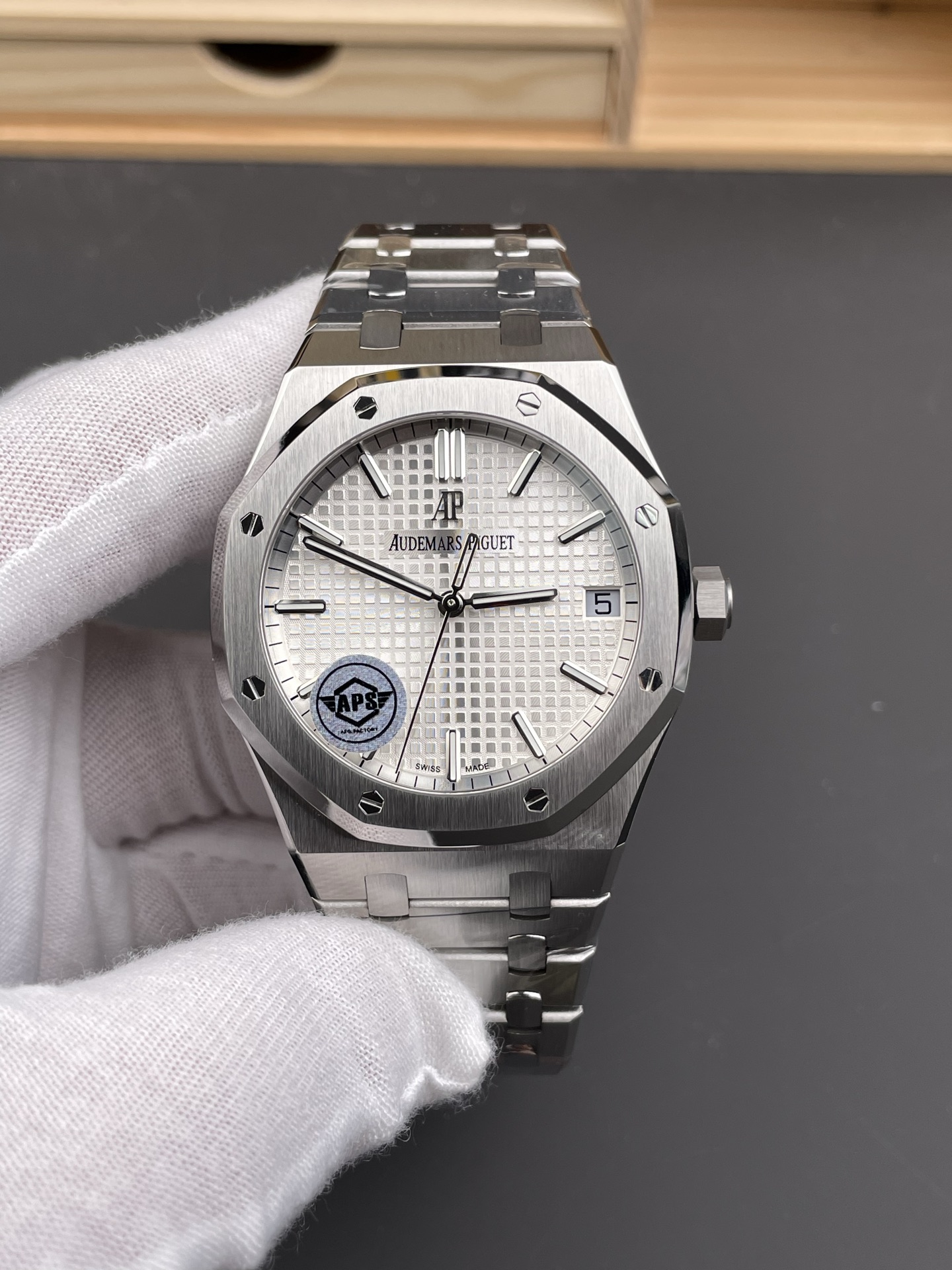 Audemars Piguet Royal Oak 41MM Steel Dial 904L Steel - 1:1 Mirror Super Clone - view 3