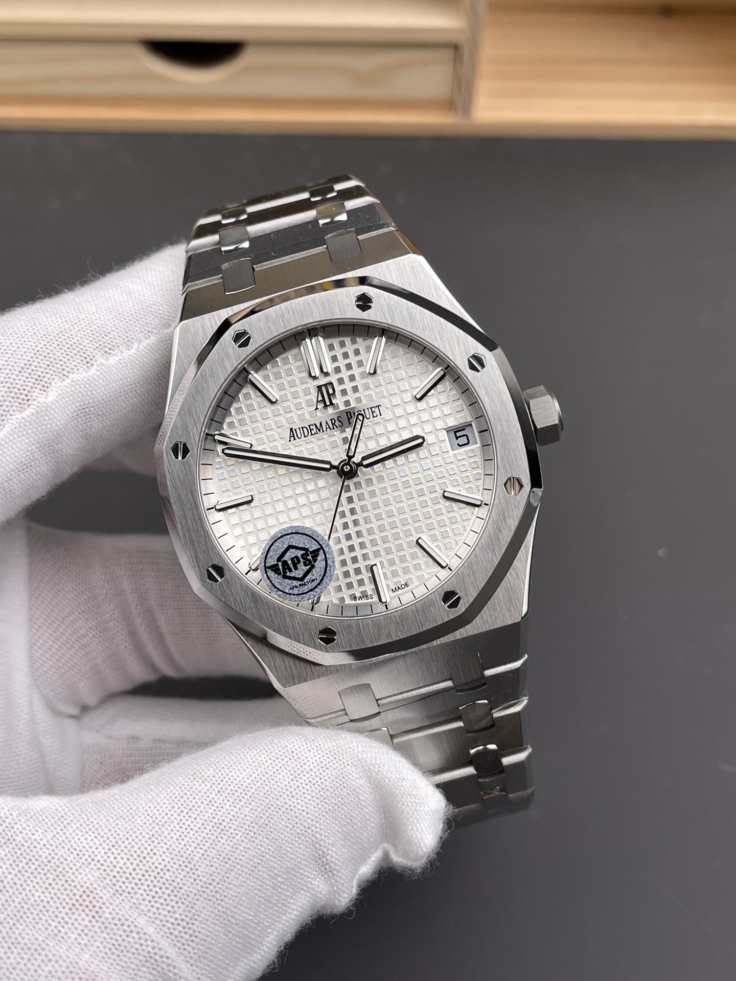 Audemars Piguet Royal Oak 41MM Steel Dial 904L Steel - 1:1 Mirror Super Clone - view 4