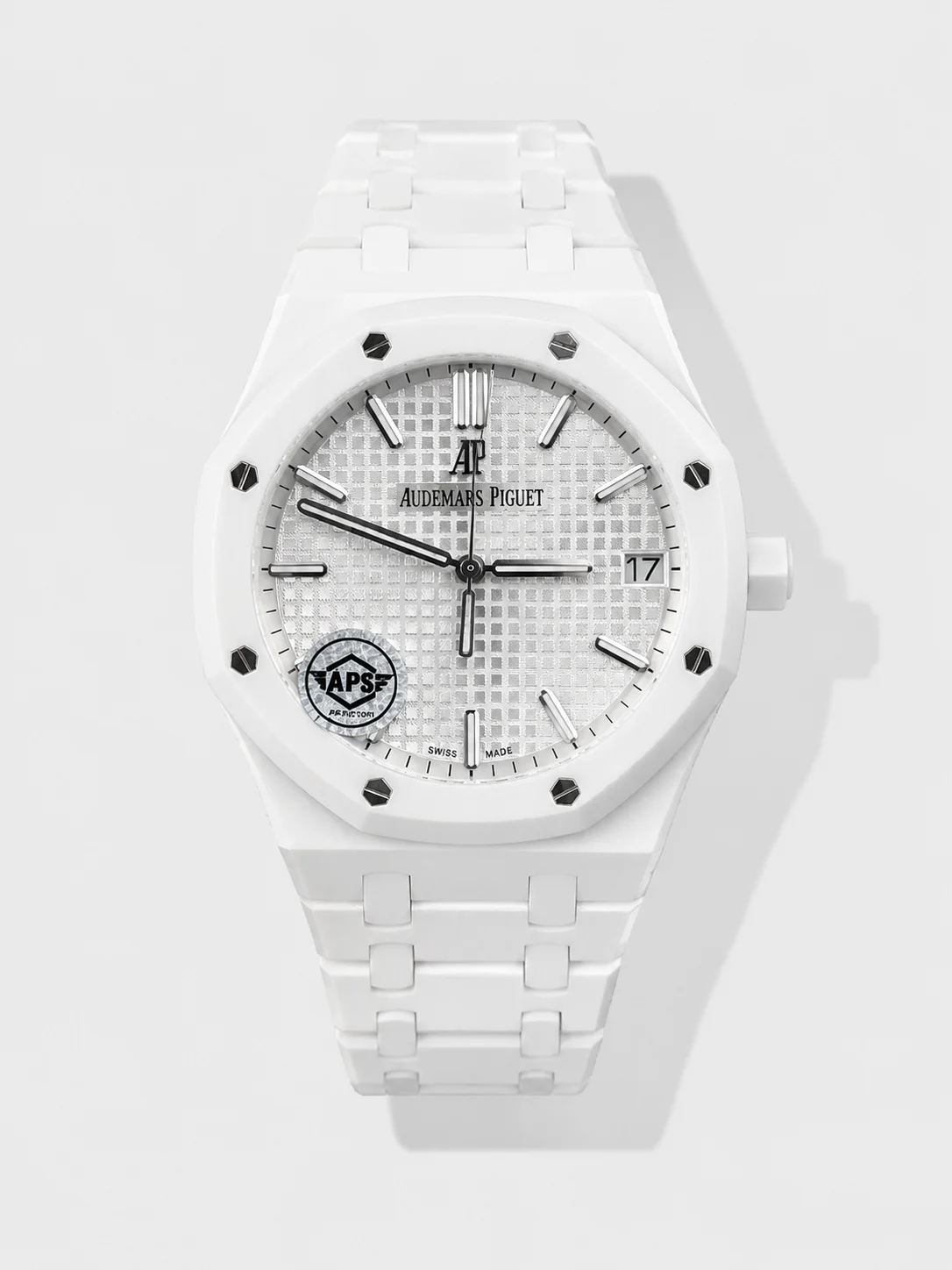 Audemars Piguet Royal Oak 15500 White Ceramic Super Clone Watch - view 1