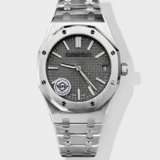 Royal Oak 15510 41mm Grey Dial 904L Steel Strap Super Clone Watch - view 1