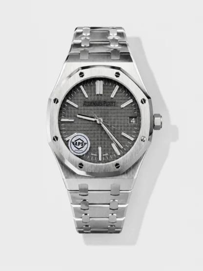 Royal Oak 15510 41mm Grey Dial 904L Steel Strap Super Clone Watch - view 1