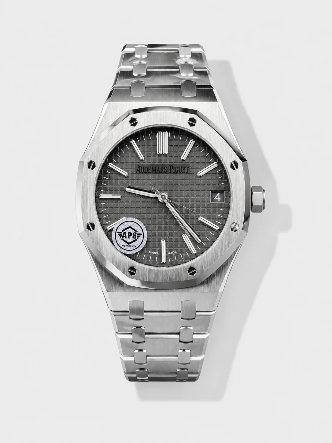Royal Oak 15510 41mm Grey Dial 904L Steel Strap Super Clone Watch - view 1