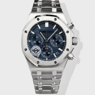 Audemars Piguet Super Clone Royal Oak Chronograph 26240 - 904L Steel in Blue Dial 41MM - view 1