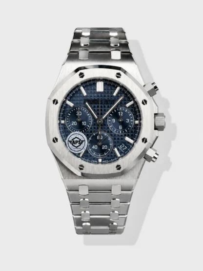 Audemars Piguet Super Clone Royal Oak Chronograph 26240 - 904L Steel in Blue Dial 41MM - view 1