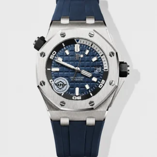 Audemars Piguet Royal Oak Offshore 1:1 Ultimate Swiss Super Clone Watch Blue Dial Cal.4308 Movement - view 1