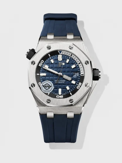 Audemars Piguet Royal Oak Offshore 1:1 Ultimate Swiss Super Clone Watch Blue Dial Cal.4308 Movement - view 1