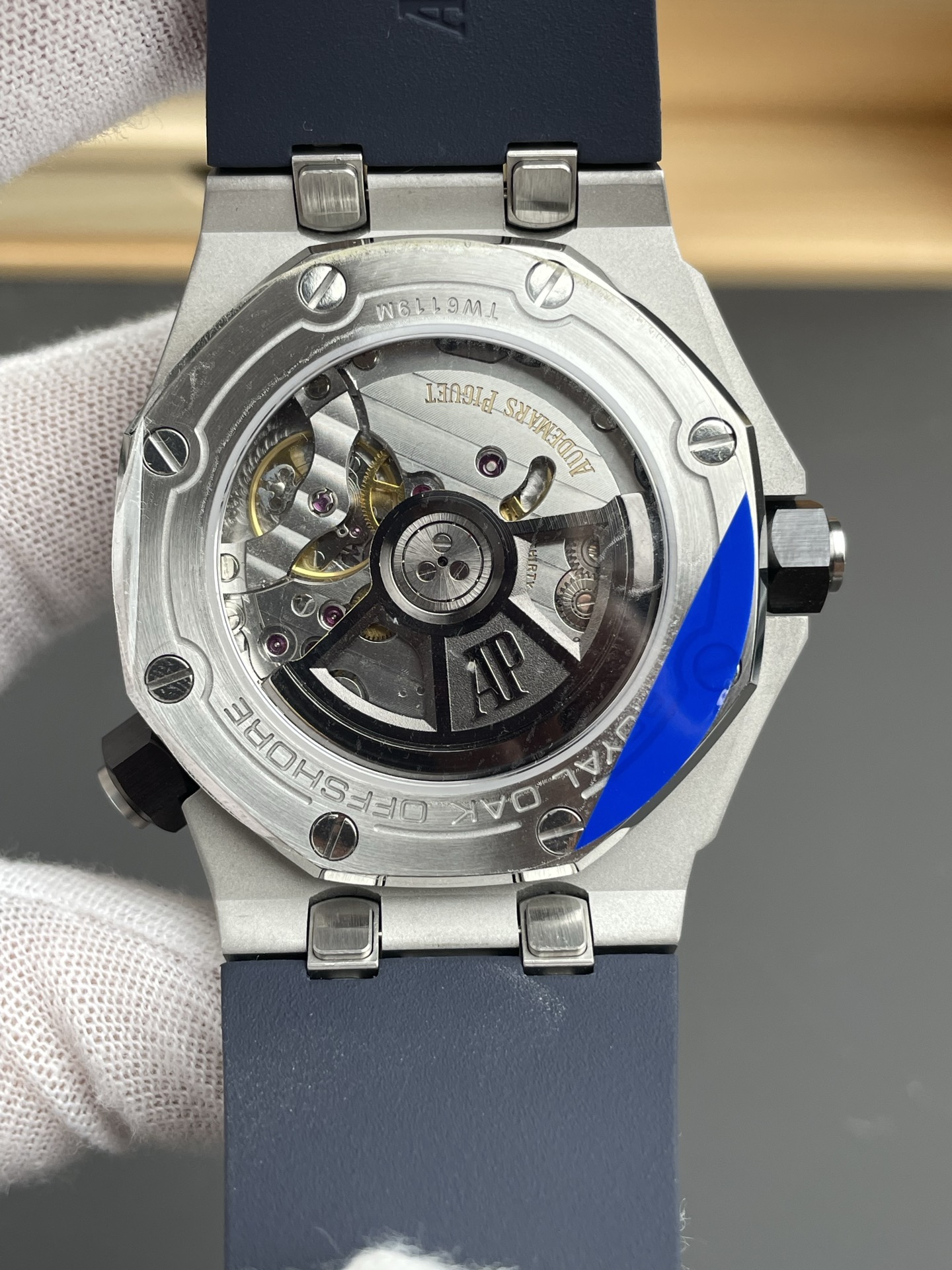 Audemars Piguet Royal Oak Offshore 1:1 Ultimate Swiss Super Clone Watch Blue Dial Cal.4308 Movement - view 6