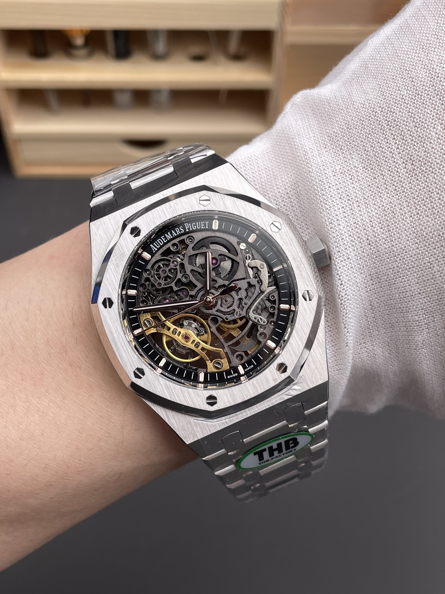 Audemars Piguet Royal Oak Double Balance Wheel Openworked Edition 1:1 Superclone Super Clone Watch - view 10
