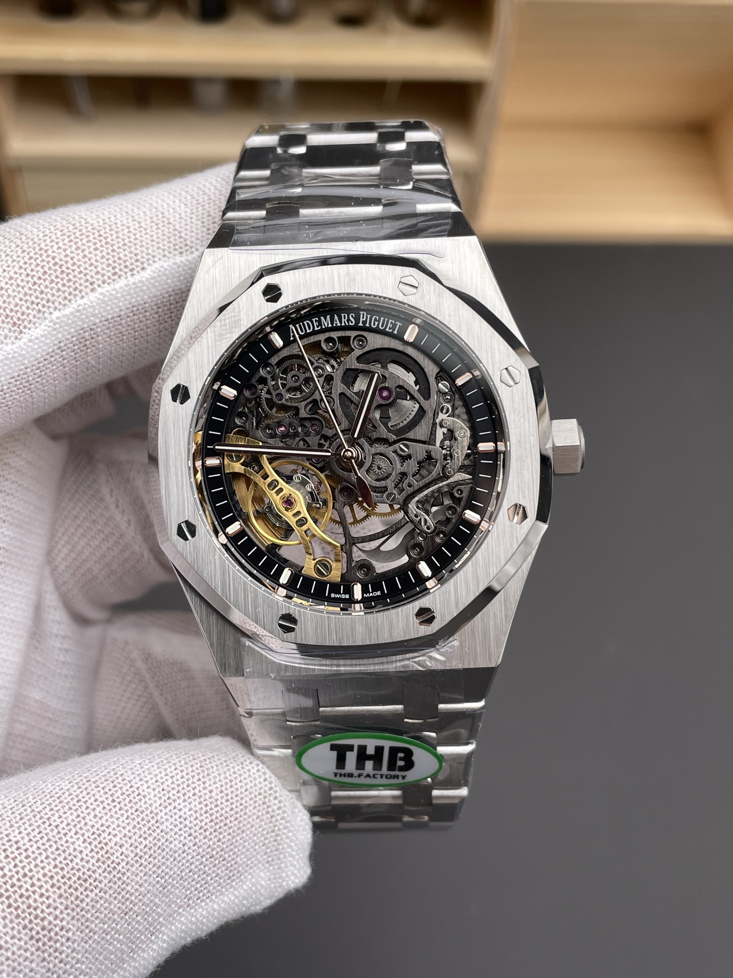 Audemars Piguet Royal Oak Double Balance Wheel Openworked Edition 1:1 Superclone Super Clone Watch - view 2