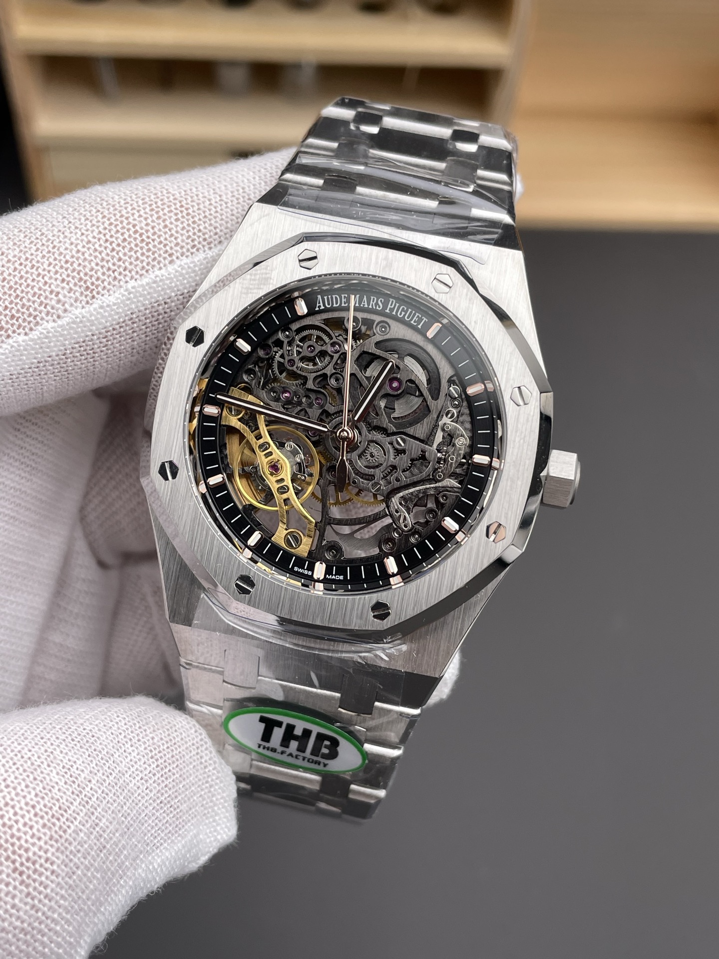 Audemars Piguet Royal Oak Double Balance Wheel Openworked Edition 1:1 Superclone Super Clone Watch - view 3
