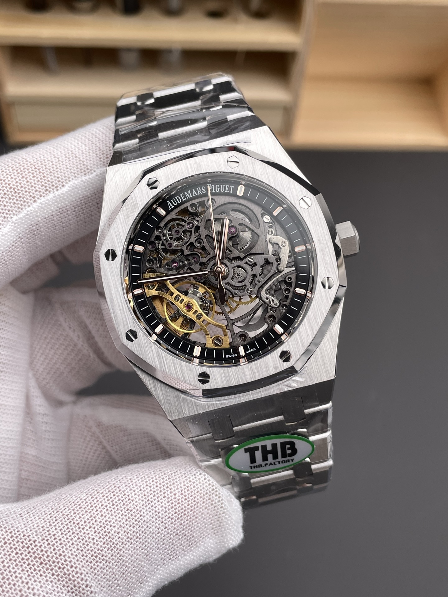 Audemars Piguet Royal Oak Double Balance Wheel Openworked Edition 1:1 Superclone Super Clone Watch - view 4
