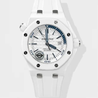 Audemars Piguet Royal Oak Offshore Ceramic Super Clone Watch White Dial Cal.3102 Movement - view 1