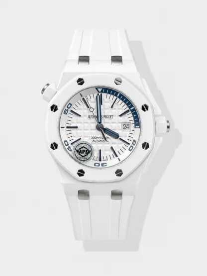 Audemars Piguet Royal Oak Offshore Ceramic Super Clone Watch White Dial Cal.3102 Movement - view 1
