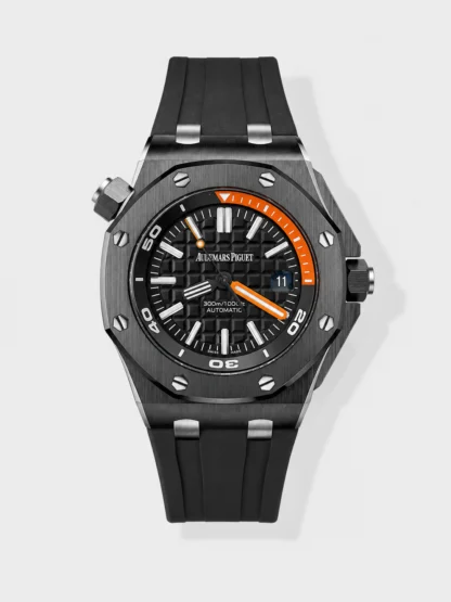 Audemars Piguet Royal Oak Offshore Ceramic Super Clone Watch Black Dial Cal.3102 Movement - view 1