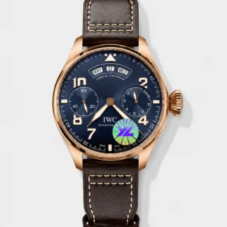 IWC Big Pilot Annual Calender Steel Blue Dial 1:1 Mirror Super Clone - view 1