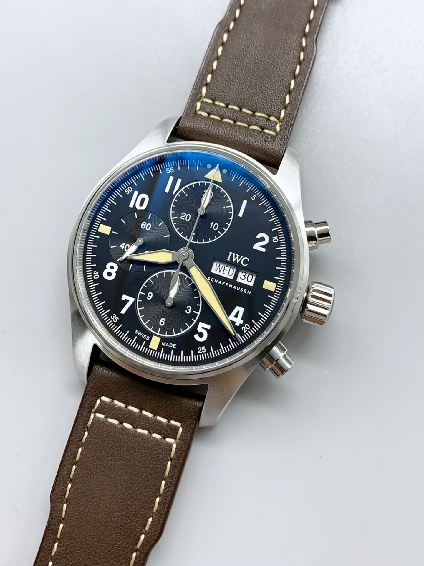 IWC “Spitfire” Pilot’s Chronograph - 1:1 Top-Tier Super Clone - view 3