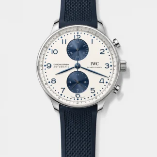 IWC Portugieser Chronograph (Stainless Steel Case / White Dial) - Swiss Super Clone (Top-Tier 1:1 Reproduction) - view 1