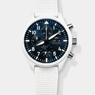 IWC Pilot’s Chronograph Top Gun Ceramic IW389105 1:1 Mirror Super Clone in Black Dial - view 1