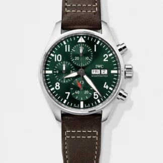IWC Pilot Chronograph Edition Green Dial 1:1 Mirror Super Clone Watch - view 1