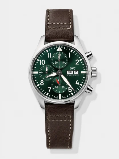 IWC Pilot Chronograph Edition Green Dial 1:1 Mirror Super Clone Watch - view 1
