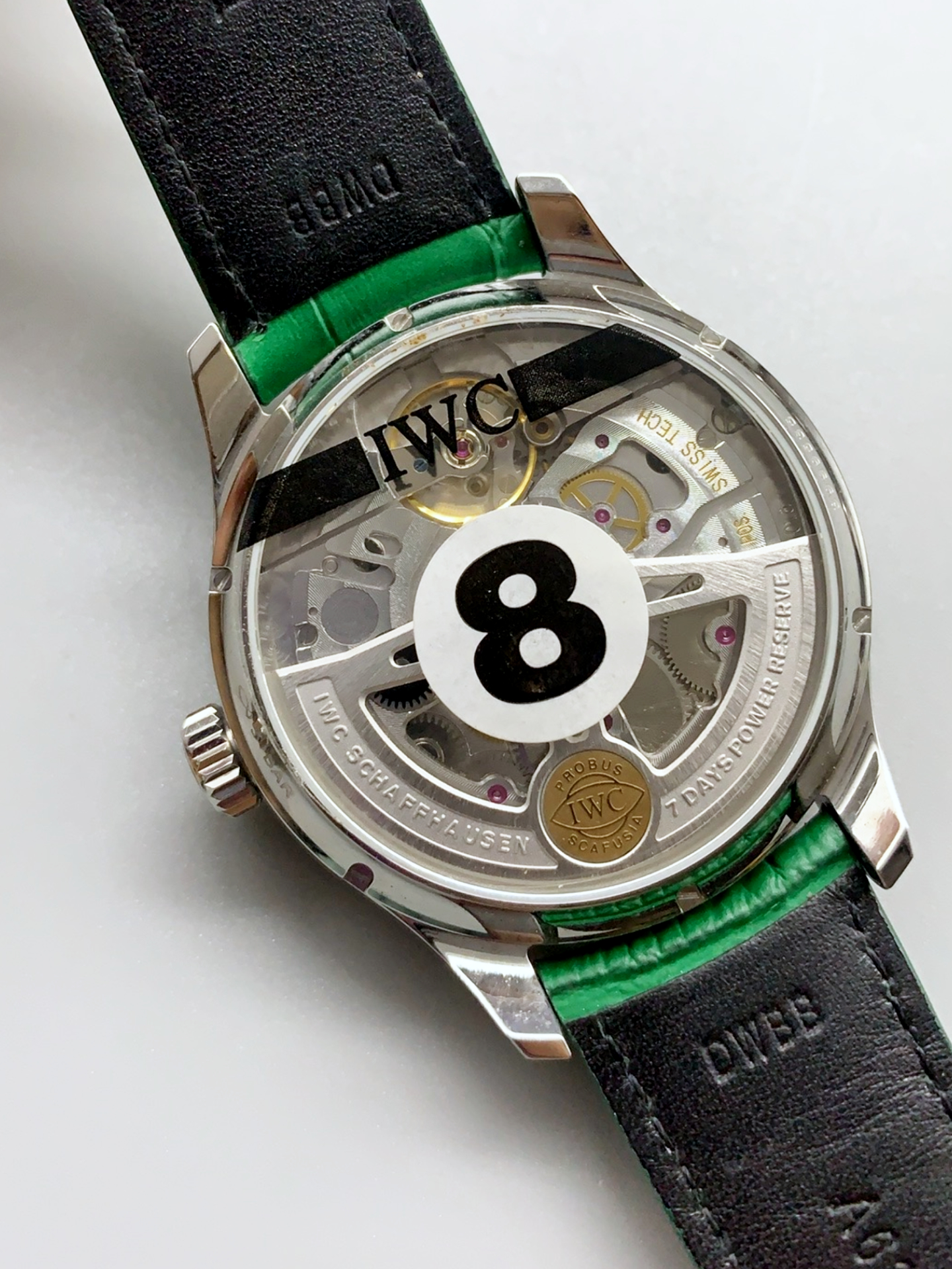 IWC Portugieser Series - Swiss 1:1 Top-Tier Super Clone Watch (Green Dial / Stainless Steel Case) - view 7