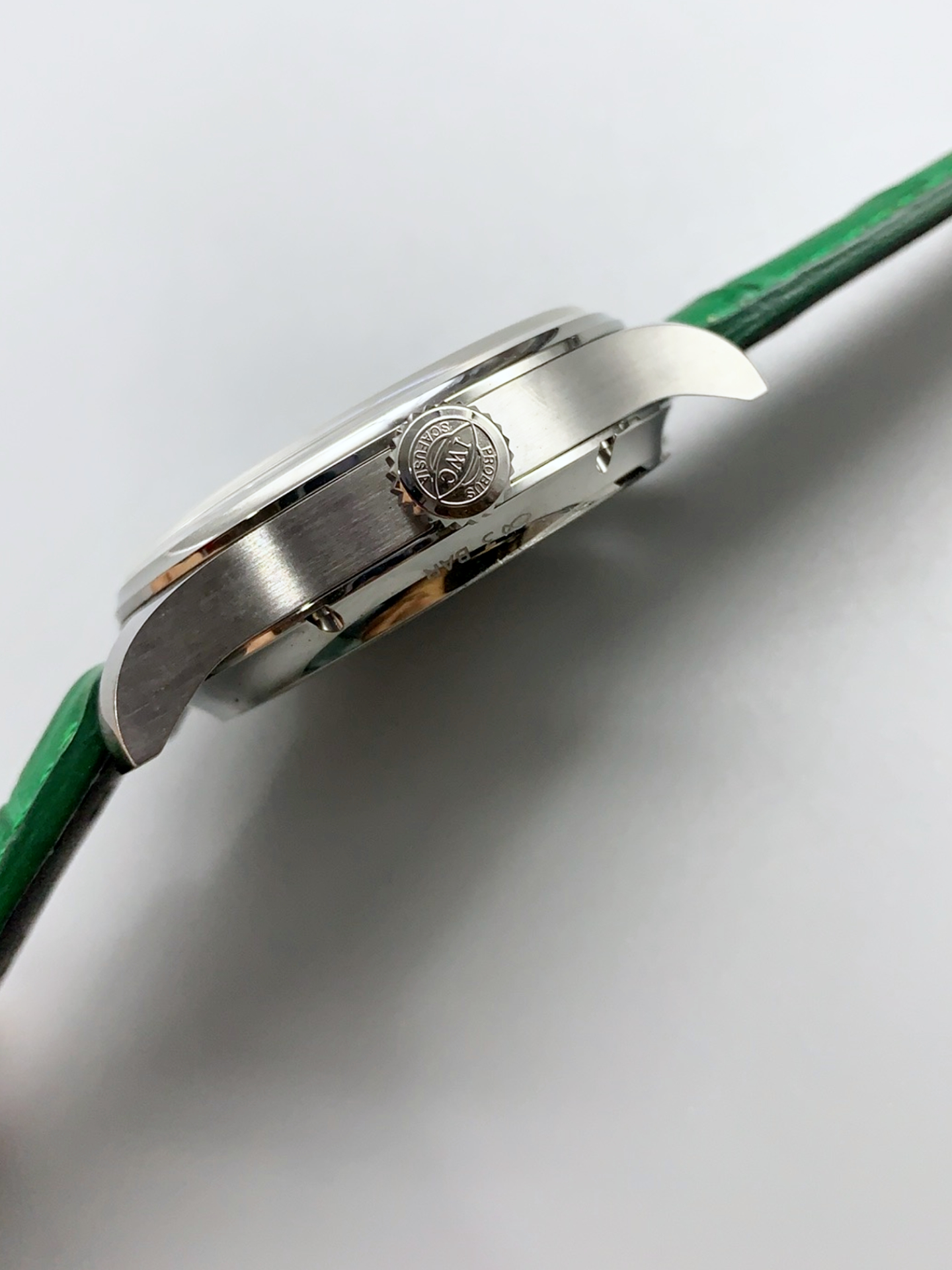 IWC Portugieser Series - Swiss 1:1 Top-Tier Super Clone Watch (Green Dial / Stainless Steel Case) - view 8