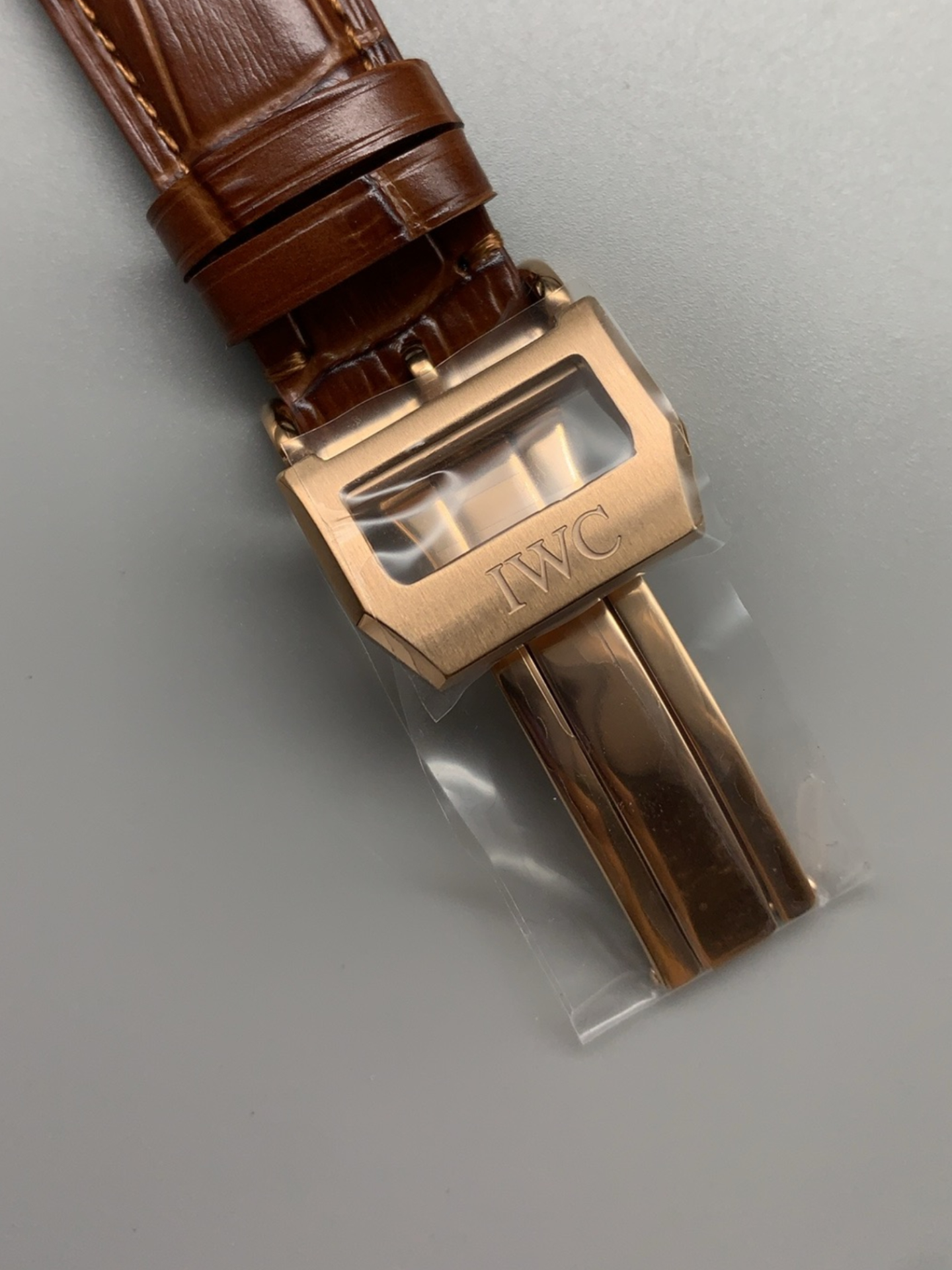 IWC Portuguese Chronograph Swiss Super Clone Watch in Pink Gold - 1:1 Mirror Edition - view 8