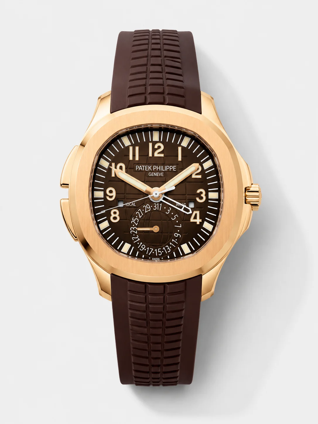 Patek Philippe Super Clone Aquanaut 5164R Rose Gold Swiss Watch - view 1