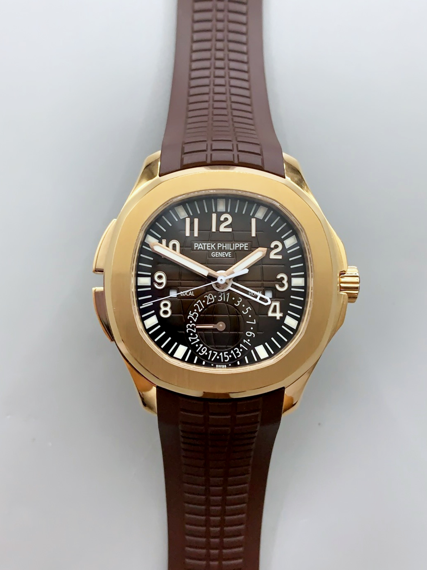 Patek Philippe Super Clone Aquanaut 5164R Rose Gold Swiss Watch - view 2