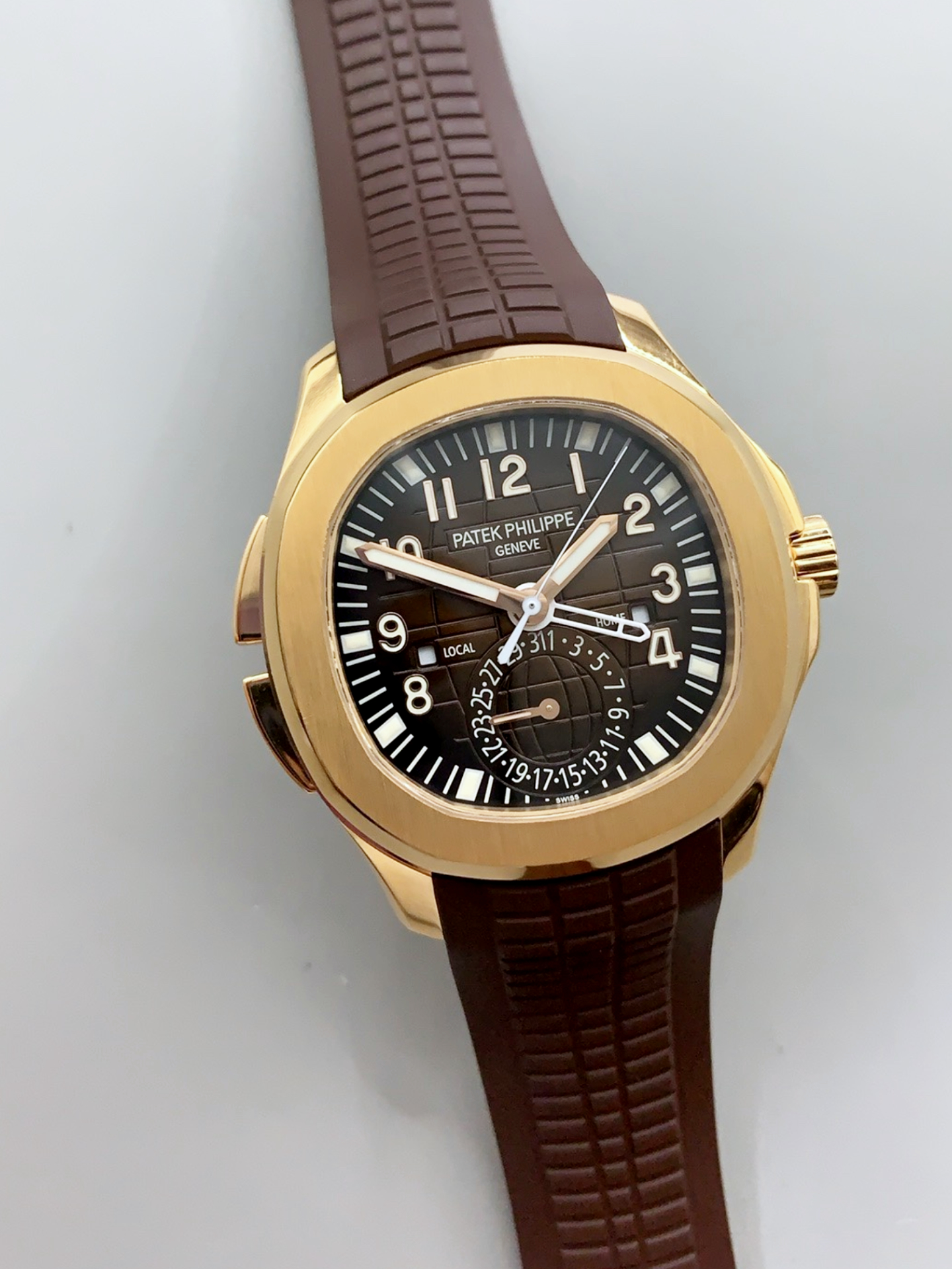 Patek Philippe Super Clone Aquanaut 5164R Rose Gold Swiss Watch - view 4