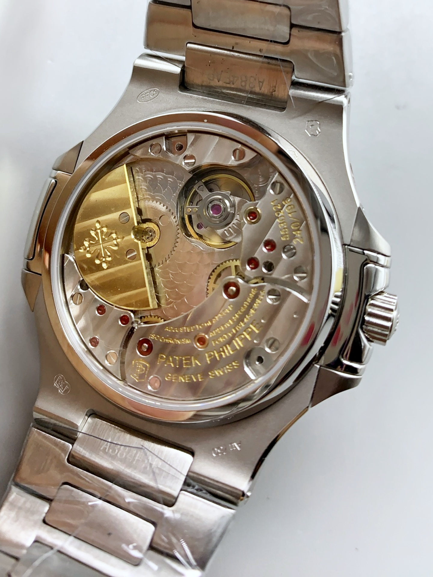 Patek Philippe Nautilus 5740 Perpetual Calendar Stainless Steel Purple Dial Swiss Super Clone Watch - view 5