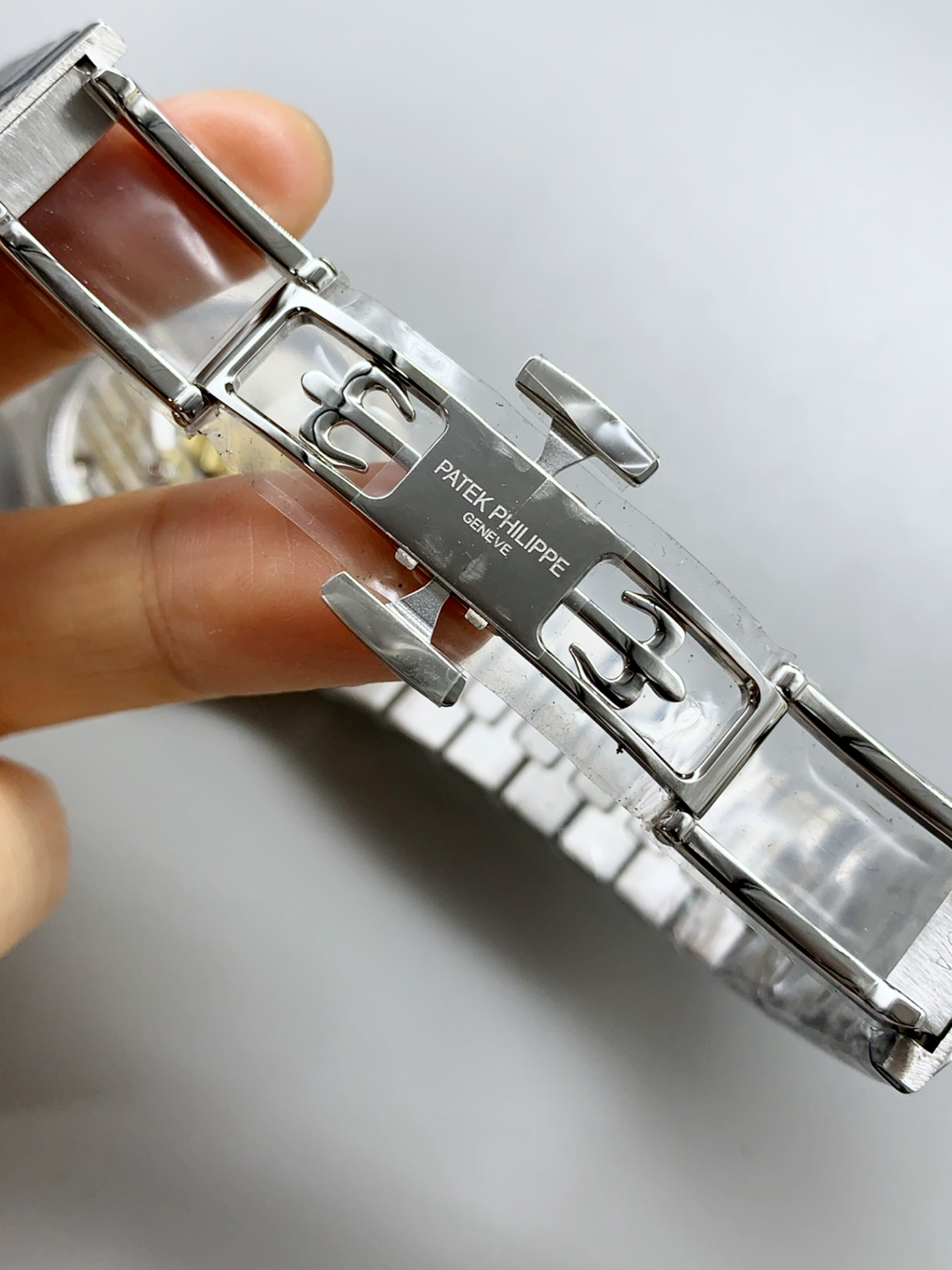 Patek Philippe Nautilus 5740 Perpetual Calendar Stainless Steel Purple Dial Swiss Super Clone Watch - view 8