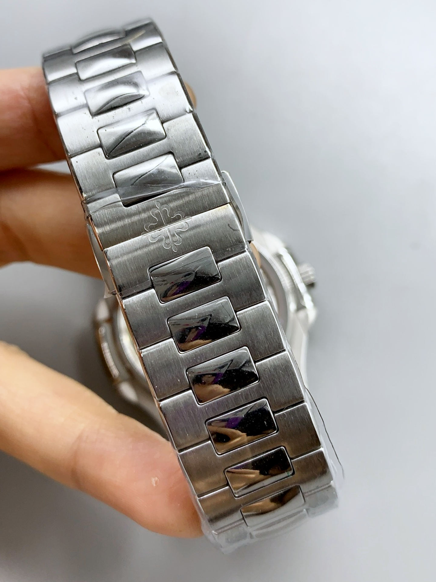 Patek Philippe Nautilus 5740 Perpetual Calendar Stainless Steel Purple Dial Swiss Super Clone Watch - view 9