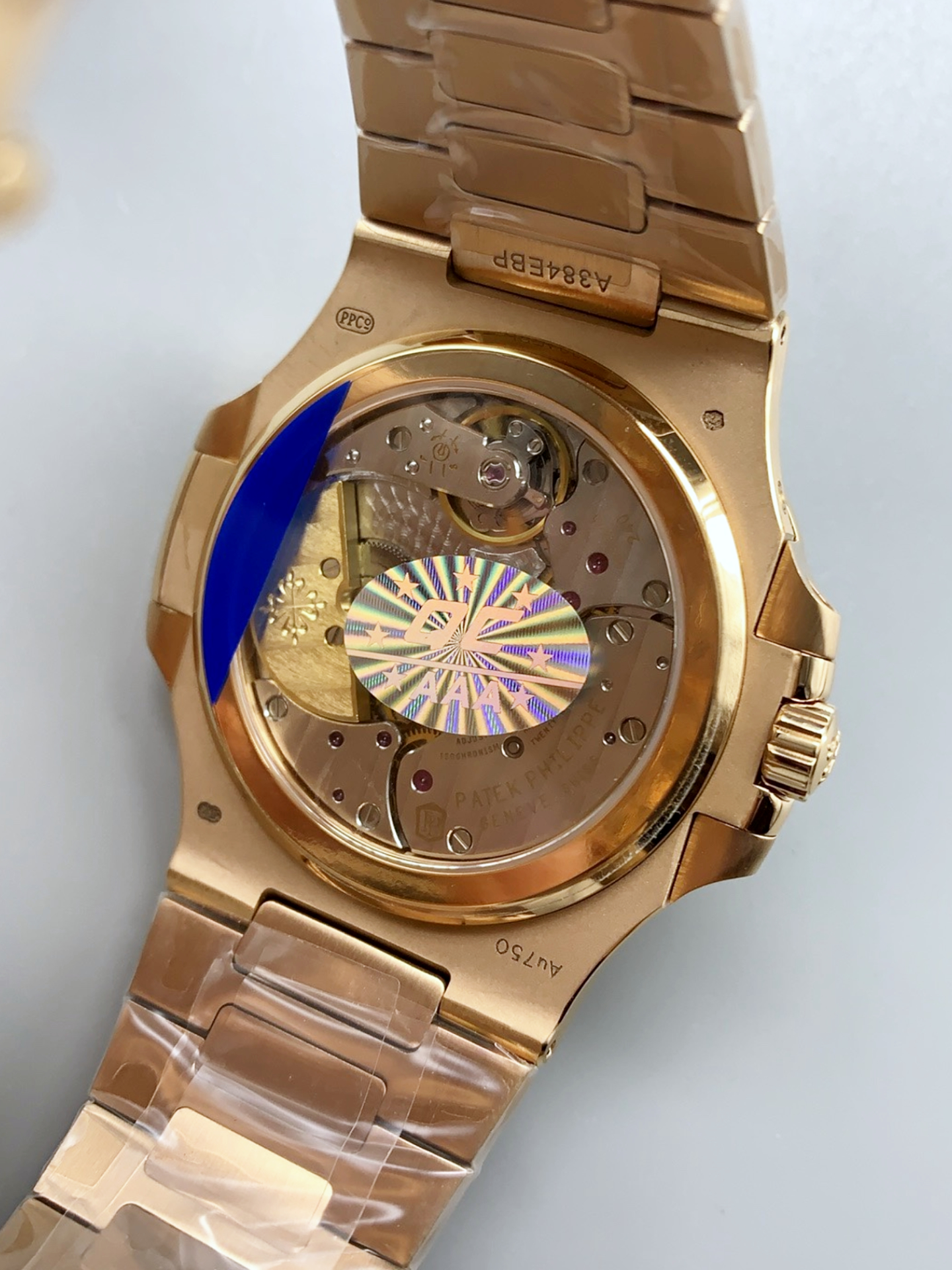 Patek Philippe Nautilus 5712/R 1:1 Quality Swiss Super Clone Watch in Brown Dial Gold Strap - view 5