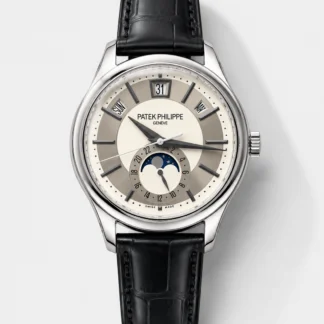 Patek Philippe 5205-001 Complications MoonPhase 1:1 Mirror Swiss Super Clone Watch Steel Grey Dial - view 1