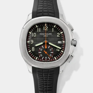Patek Philippe Aquanaut 5968 Chronograph Steel Casing Orange Hands Watch in Swiss Automatic Movement - Super Clone Watch - view 1