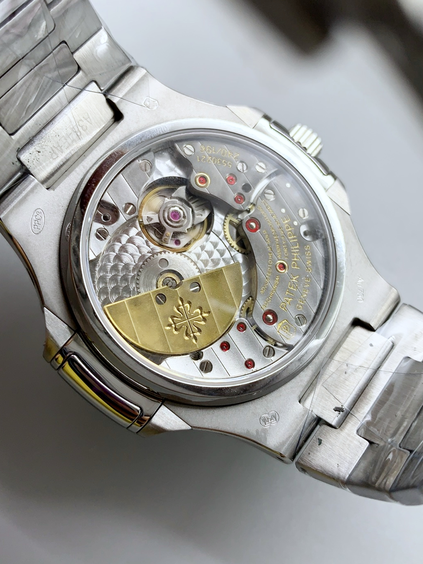 Patek Philippe Nautilus 5740 Perpetual Calendar Stainless Steel White Dial Swiss Super Clone Watch - view 6