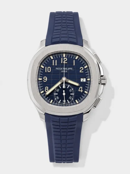 Patek Philippe Aquanaut 5968A Blue Dial Chronograph 1:1 Mirror Super Clone Watch - view 1