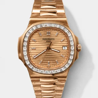 Patek Philippe Nautilus 5723 Rose Gold Dial Super Clone Watch - view 1