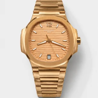 Patek Philippe Nautilus 7118R 35MM 1:1 Rose Gold Case & Dial 1:1 Mirror Super Clone Watch - view 1