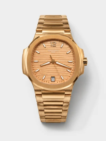 Patek Philippe Nautilus 7118R 35MM 1:1 Rose Gold Case & Dial 1:1 Mirror Super Clone Watch - view 1