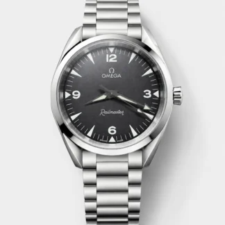 Omega Seamaster Railmaster Grey Dial Super Clone Watch - view 1